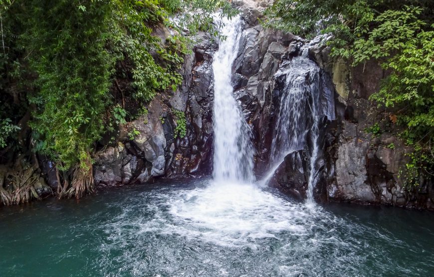 Visit 4 Waterfall, Cliff Jumping, Water Sliding, and Swim at Hot Spring