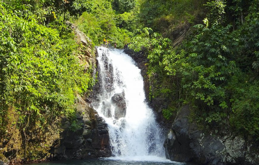 Visit 4 Waterfall, Cliff Jumping, Water Sliding, and Swim at Hot Spring